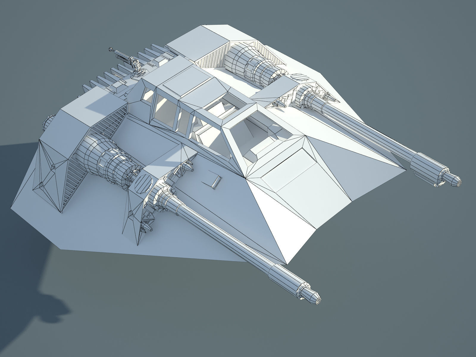 Ultimate Game Ready Star Wars Vehicles Collection Low-poly 3D model_52