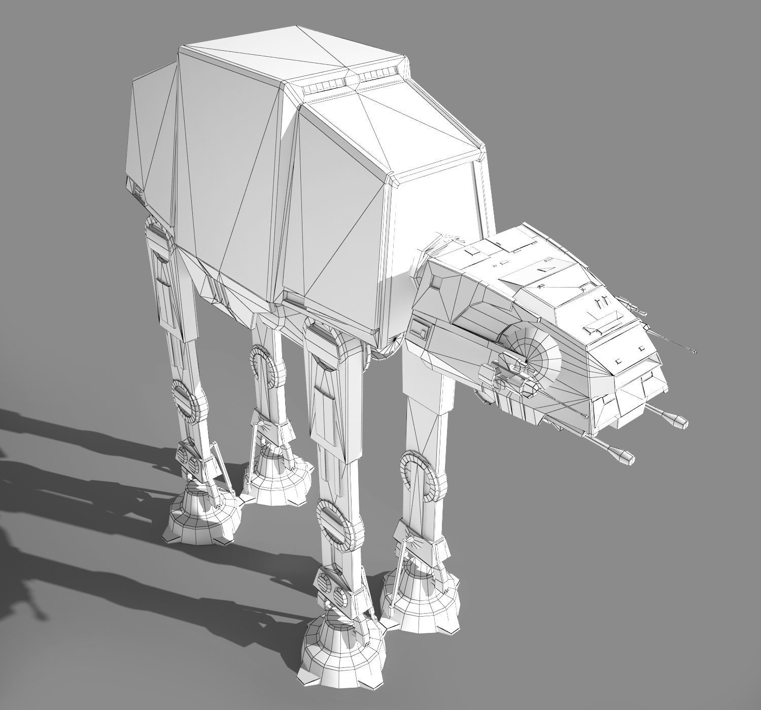 Ultimate Game Ready Star Wars Vehicles Collection Low-poly 3D model_25