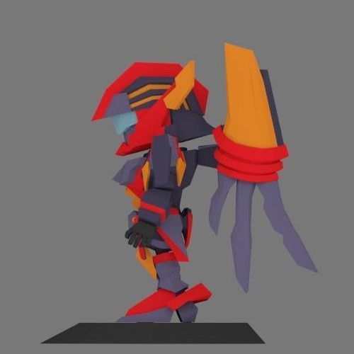 Super Mecha 18 - Jardean of Code Name M444R - 3D Print Ready 3D print model_3