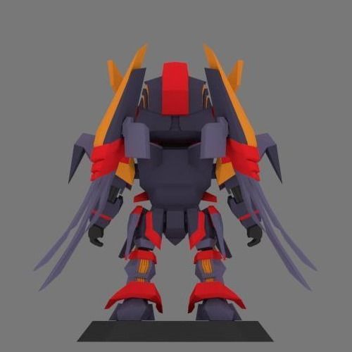 Super Mecha 18 - Jardean of Code Name M444R - 3D Print Ready 3D print model_4