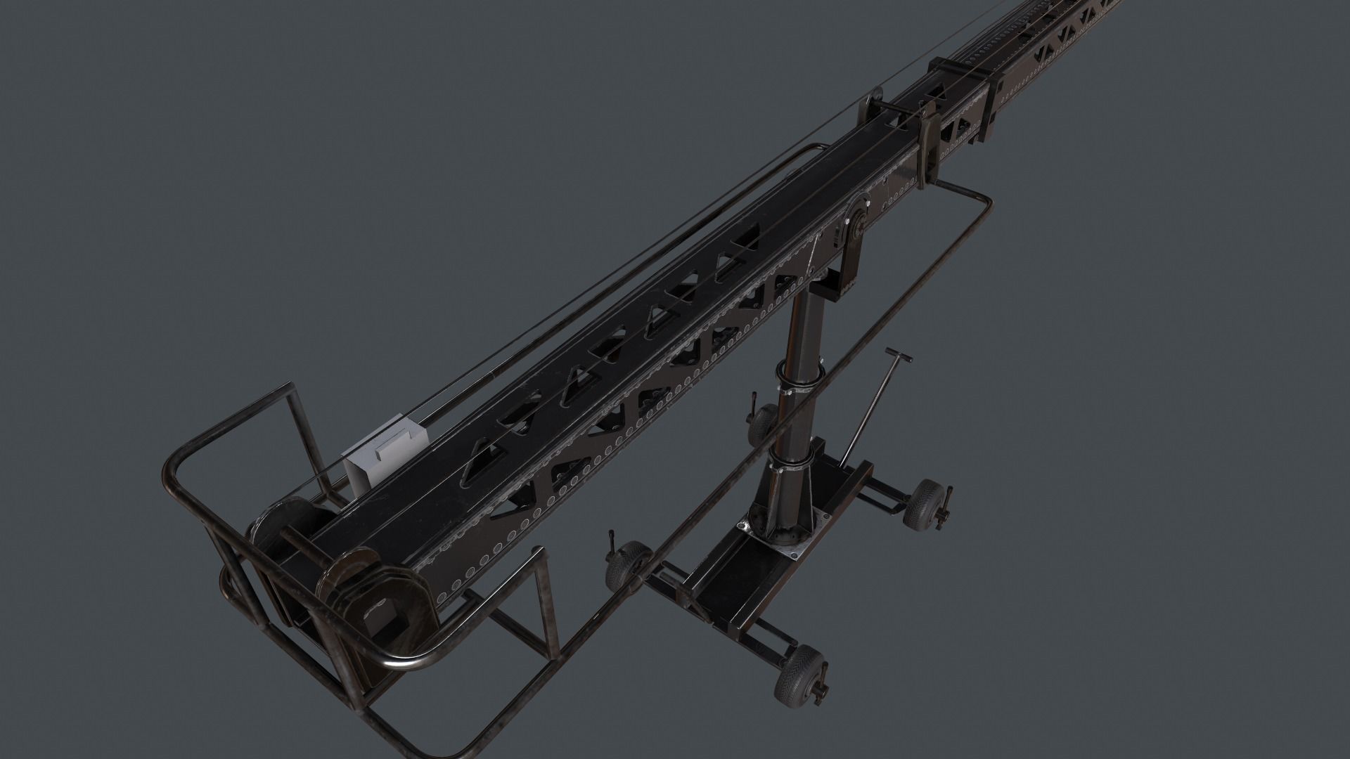 Techno Crane 50 Low-poly 3D model_5