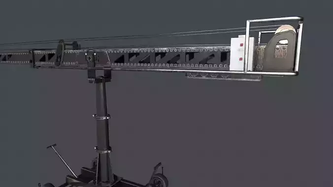 Techno Crane 50 Low-poly 3D model