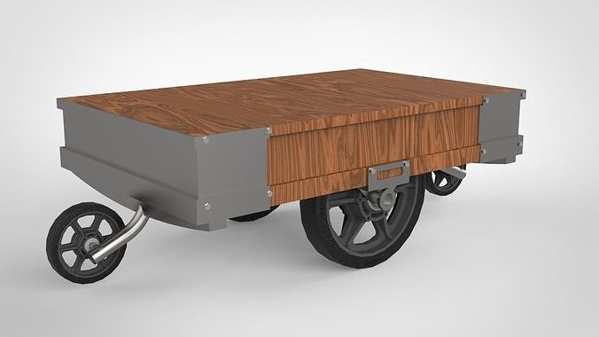 Stool Cart coffee table 5185 Free 3D model