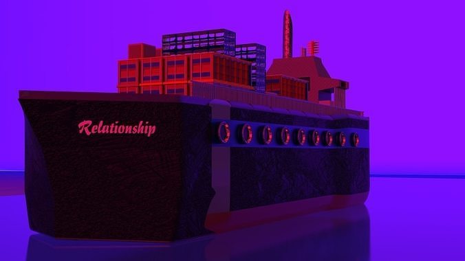 Cargo Container Ship  3D model