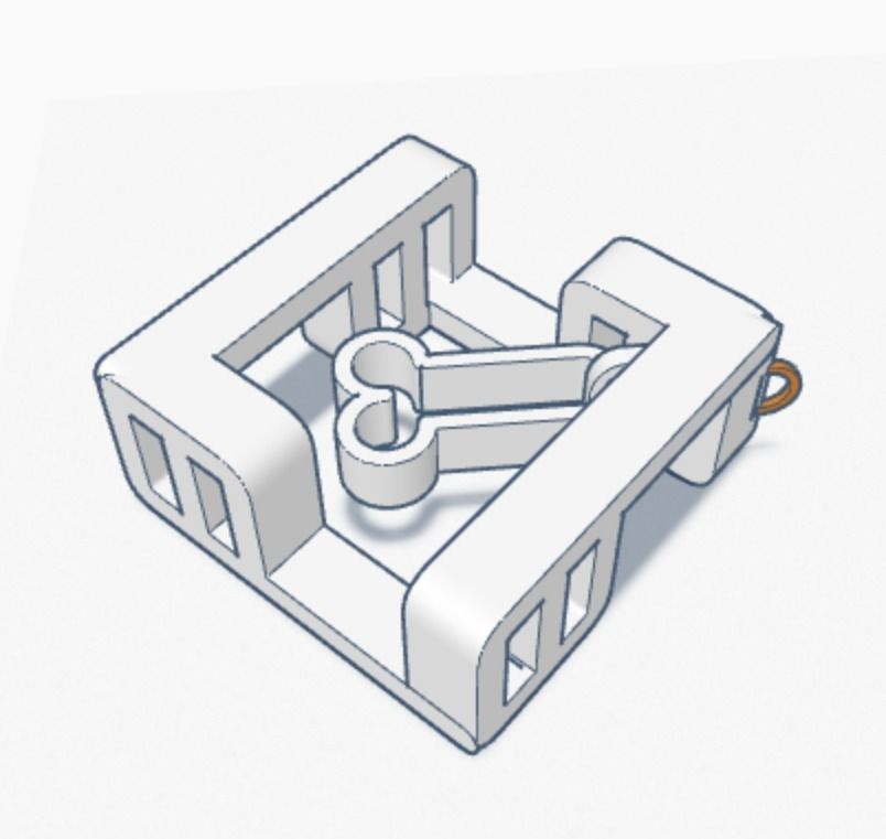 Fxxk Chinese New Year hanger 3D print model_2