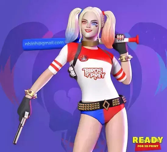 Harley Quinn 3D print model