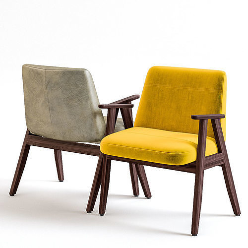 Chair PMP Petrol 3D model