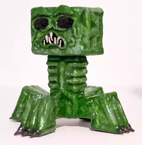 Creeper Monster Minecraft STL 3D print model
