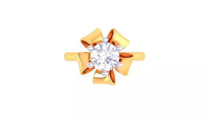 Solatire Rings 3D print model