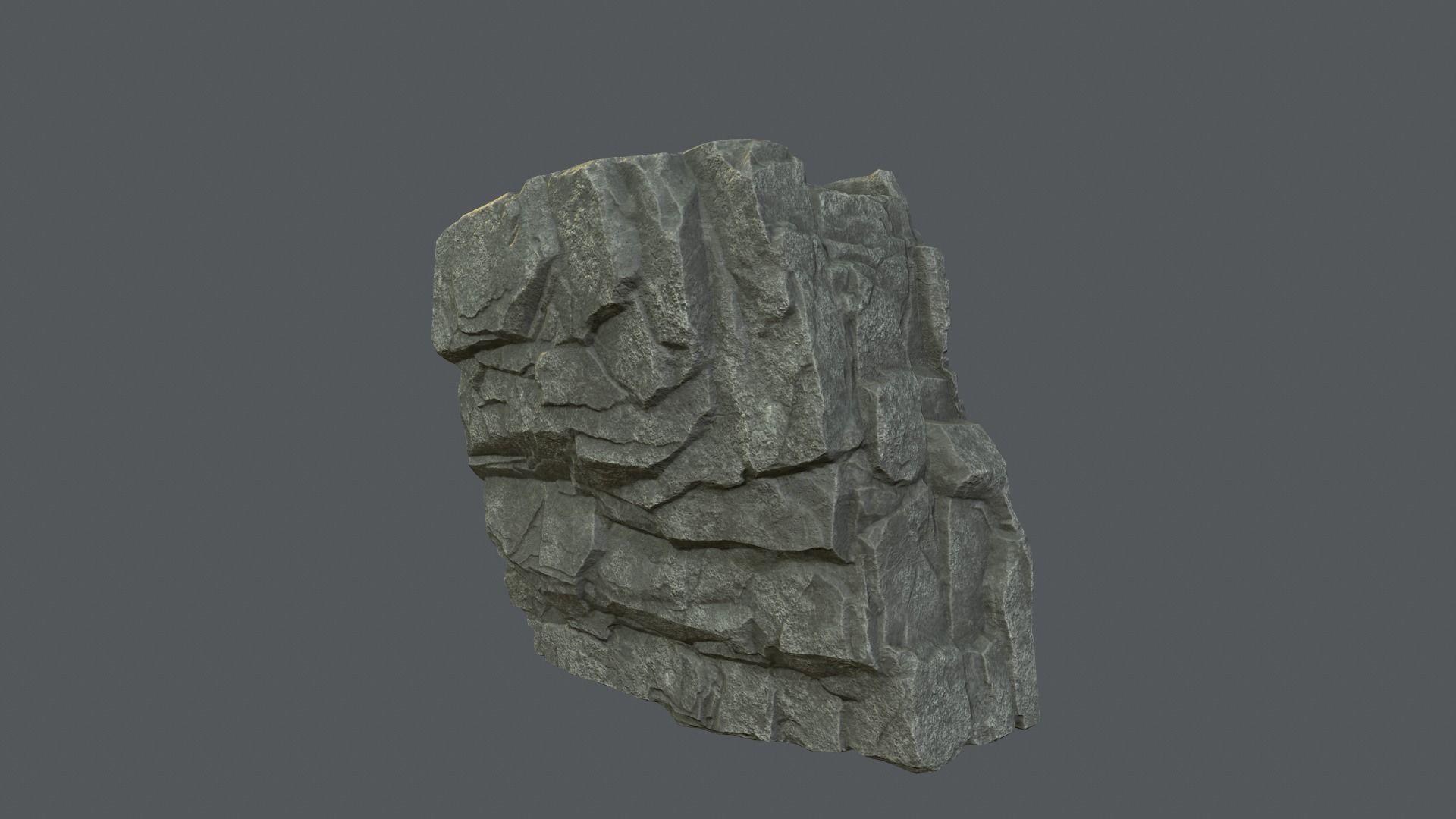 Rock Unreal Engine 4  Low-poly 3D model_2