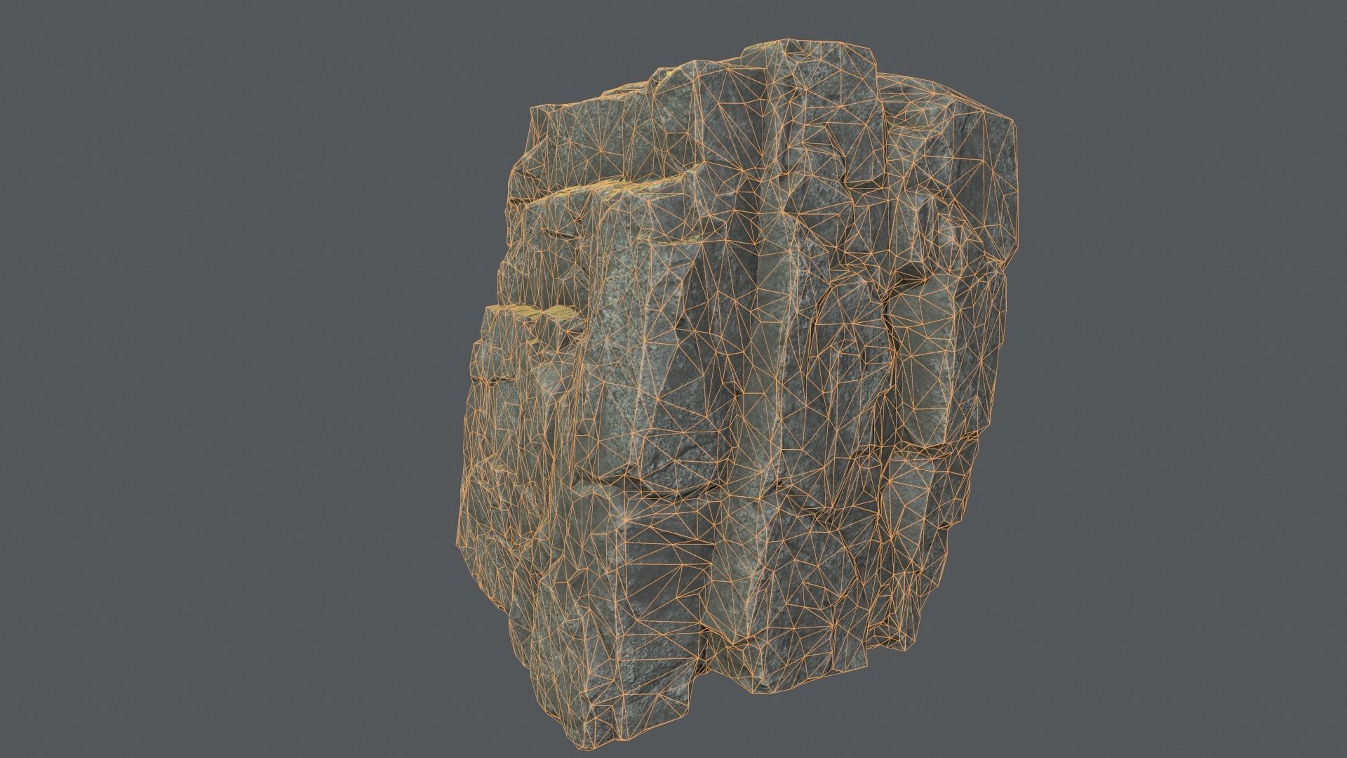 Rock Unreal Engine 4  Low-poly 3D model_7