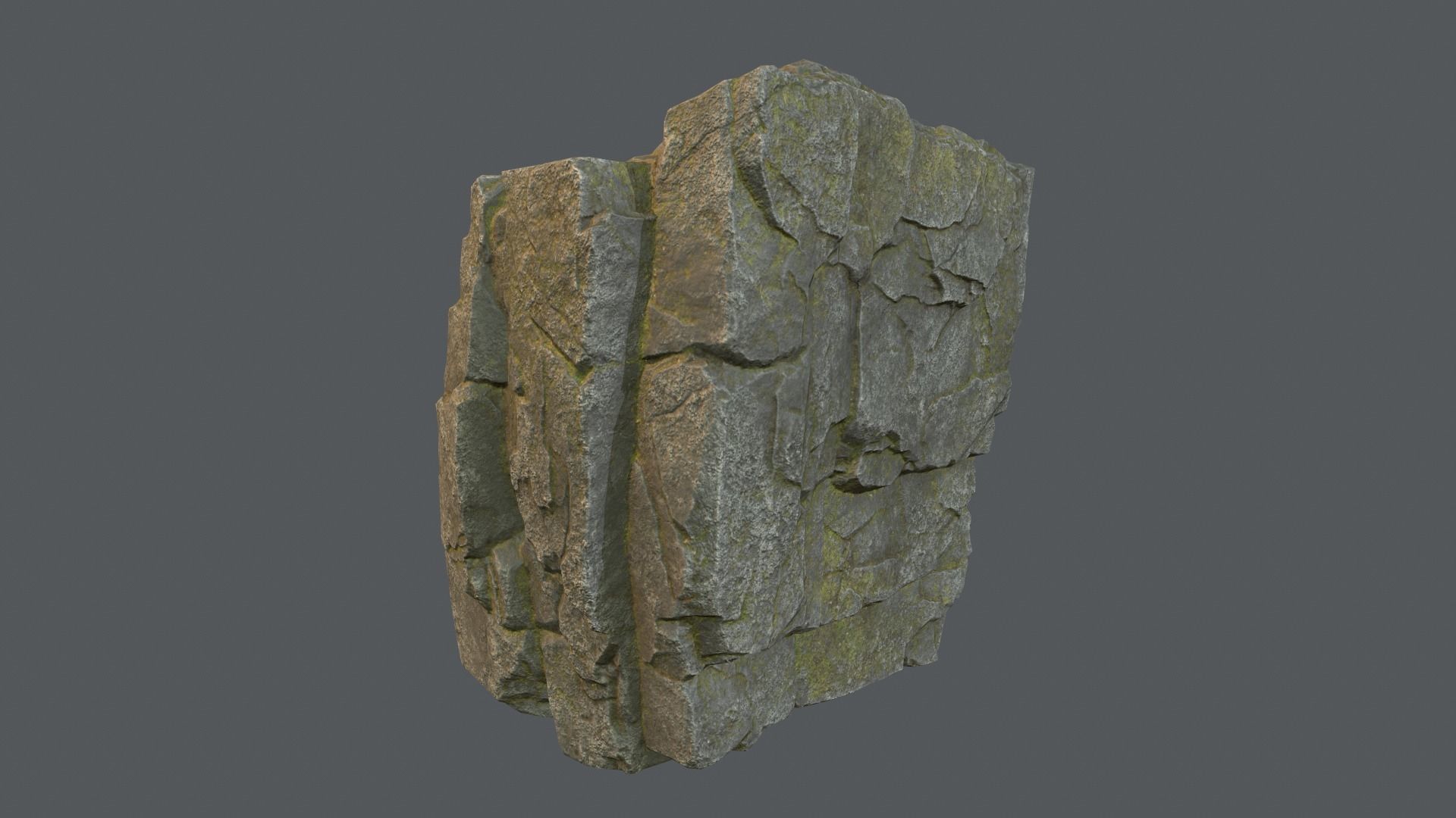 Rock Unreal Engine 4  Low-poly 3D model_1