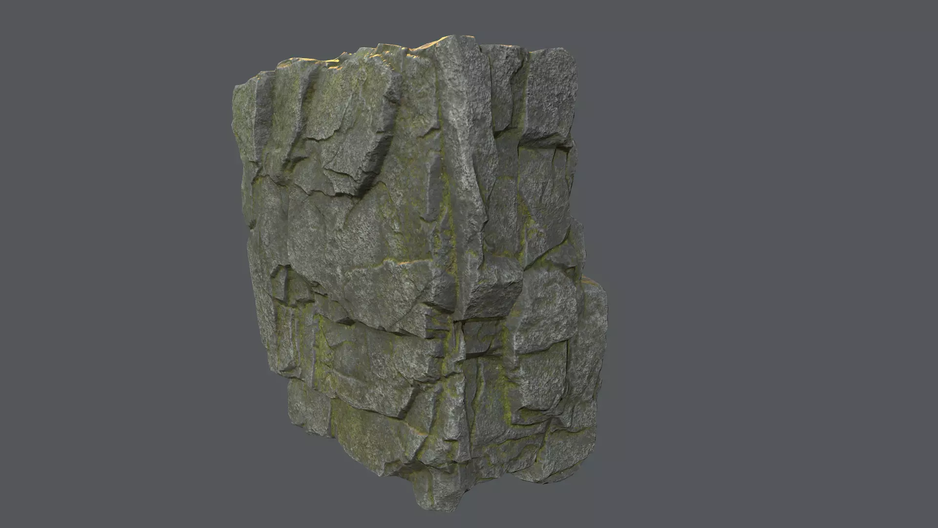 Rock Unreal Engine 4  Low-poly 3D model_0