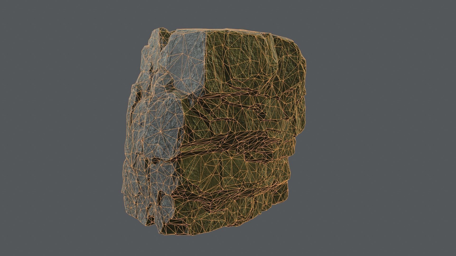 Rock Unreal Engine 4  Low-poly 3D model_5