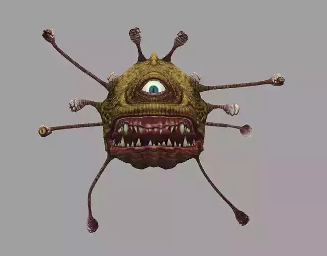 monster alien with big mouth