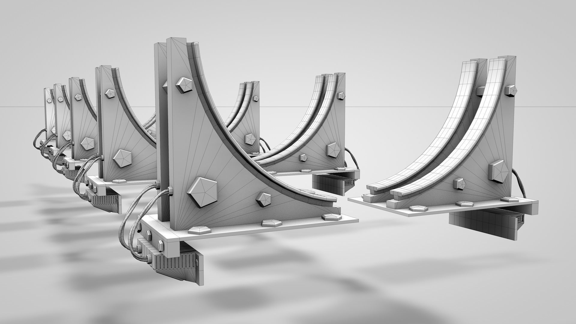 Custom Loads Cargo Wagon 3D model_11