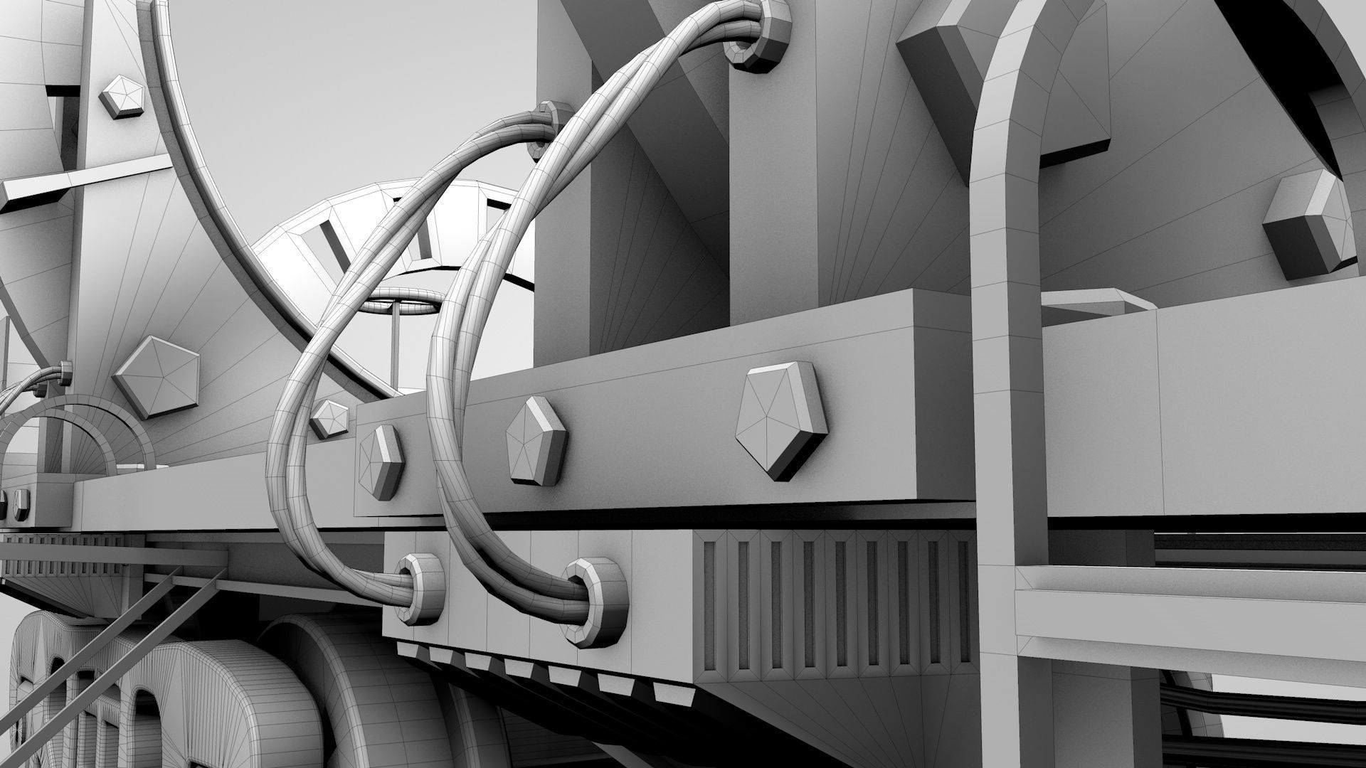 Custom Loads Cargo Wagon 3D model_17