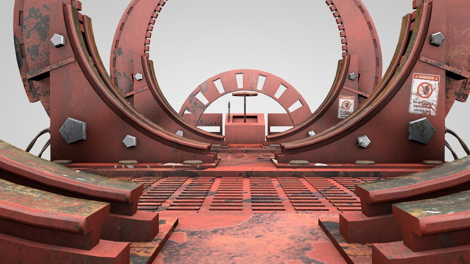 Custom Loads Cargo Wagon 3D model_7