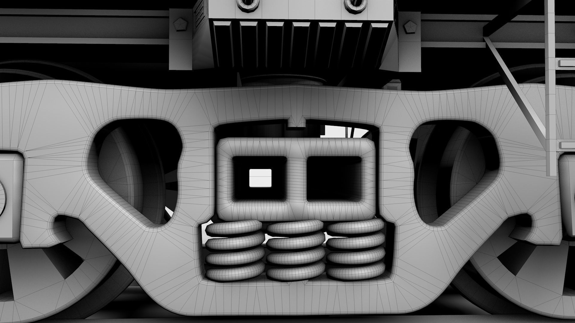 Custom Loads Cargo Wagon 3D model_16