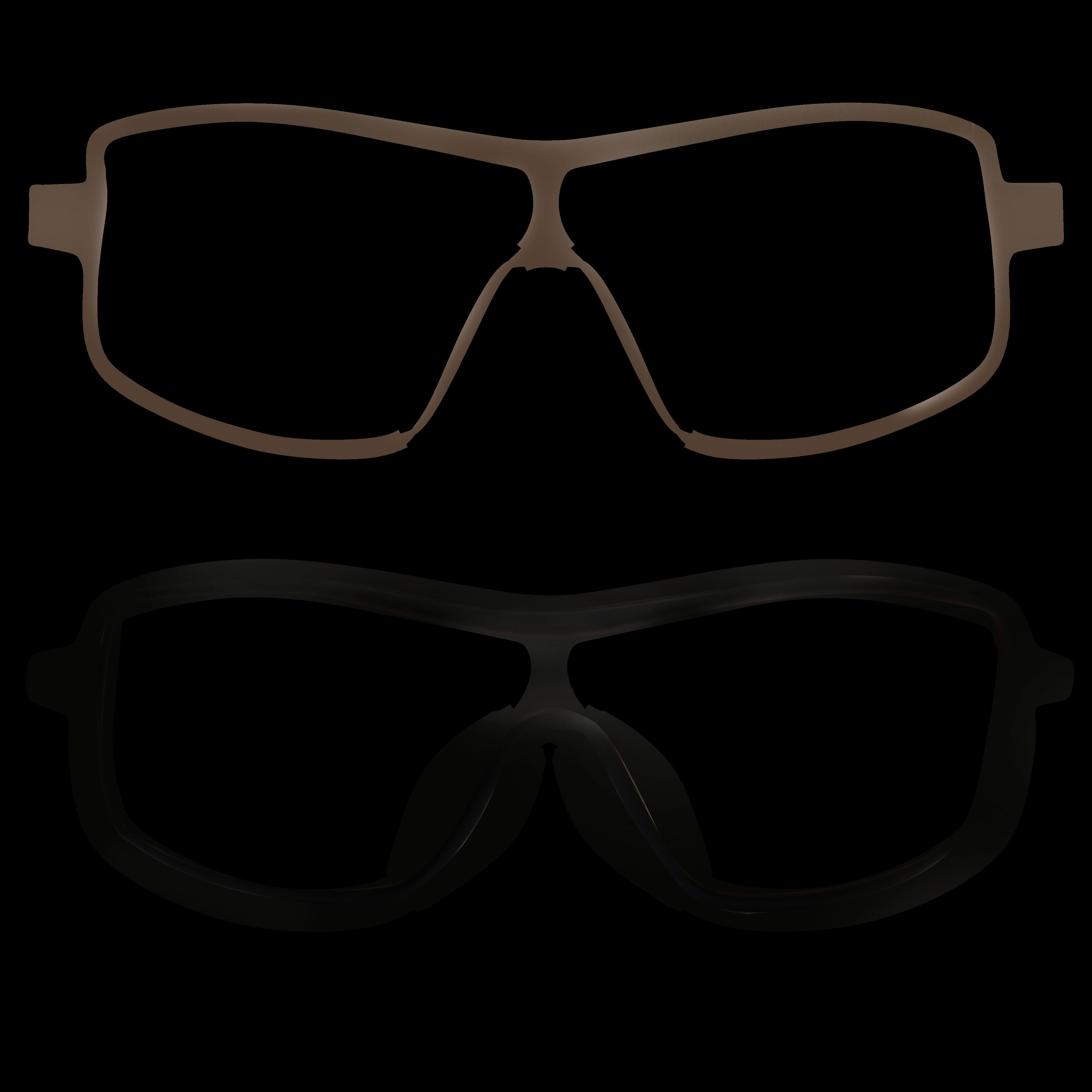 Eyeglasses for Men and Women 3D print model_9