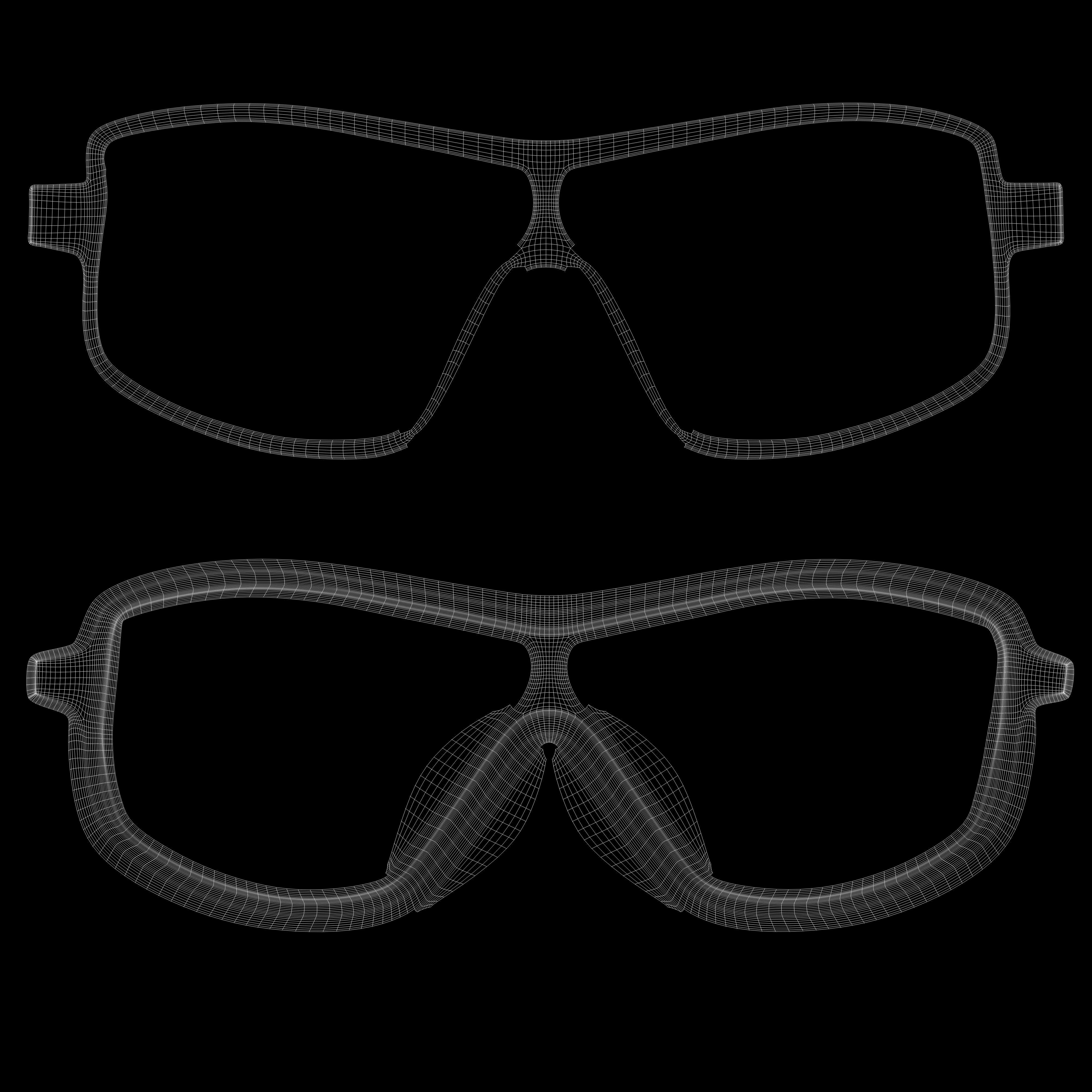 Eyeglasses for Men and Women 3D print model_8