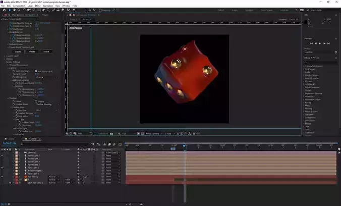 Vampire Dice - 3D Dice for slot game 