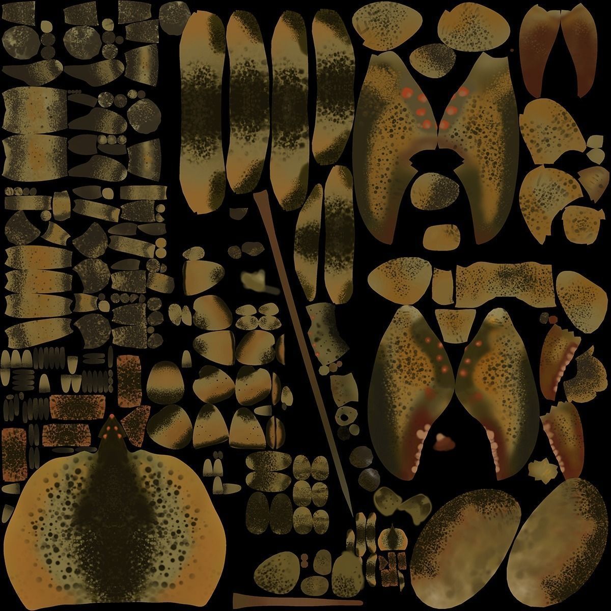 lobster crayfish 3D model_12