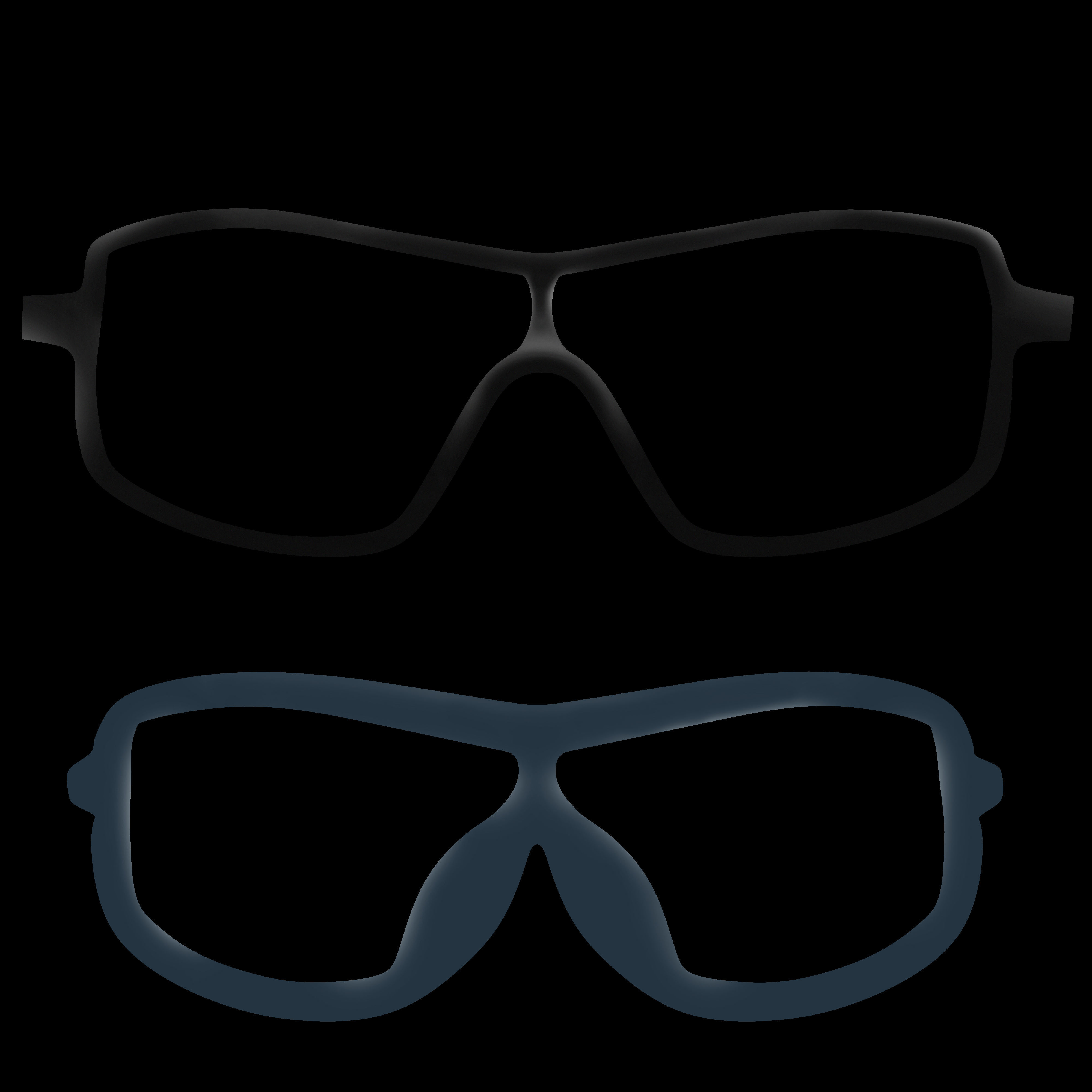 Eyeglasses for Men and Women 3D print model_9