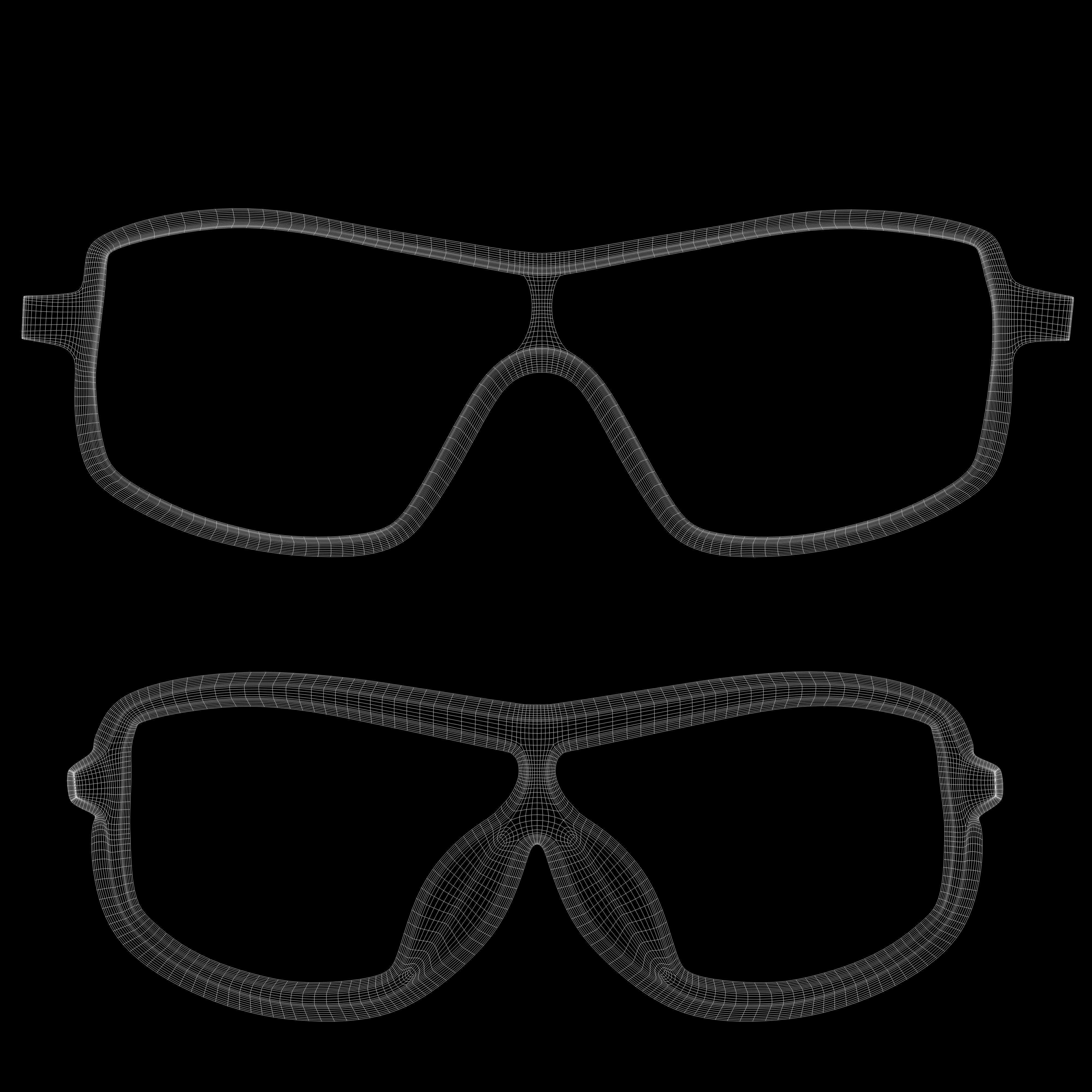 Eyeglasses for Men and Women 3D print model_8