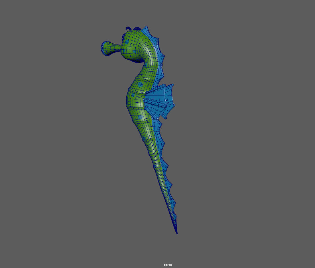 Seahorse 3D model_18
