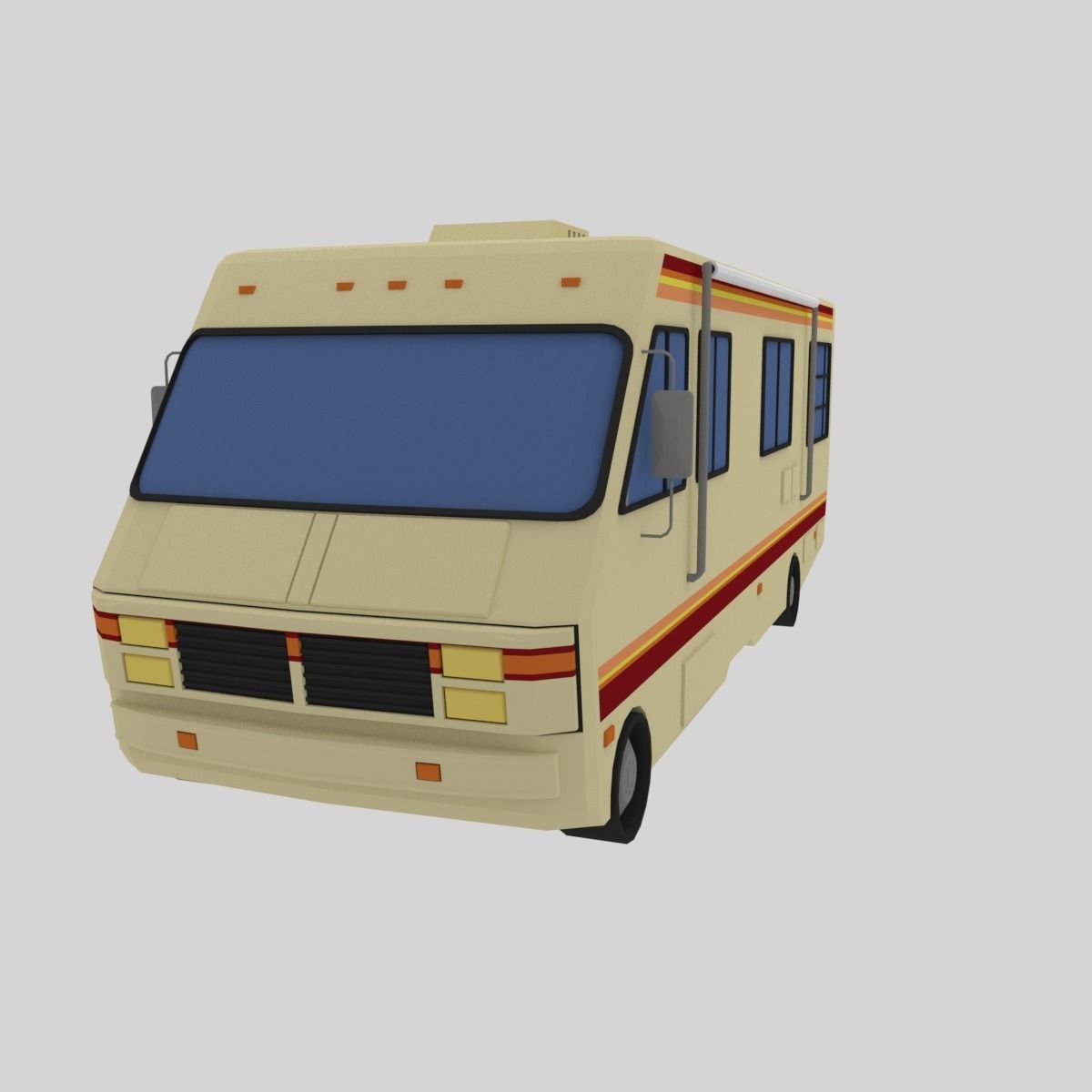 RV - Low Poly breaking bad Low-poly 3D model_1