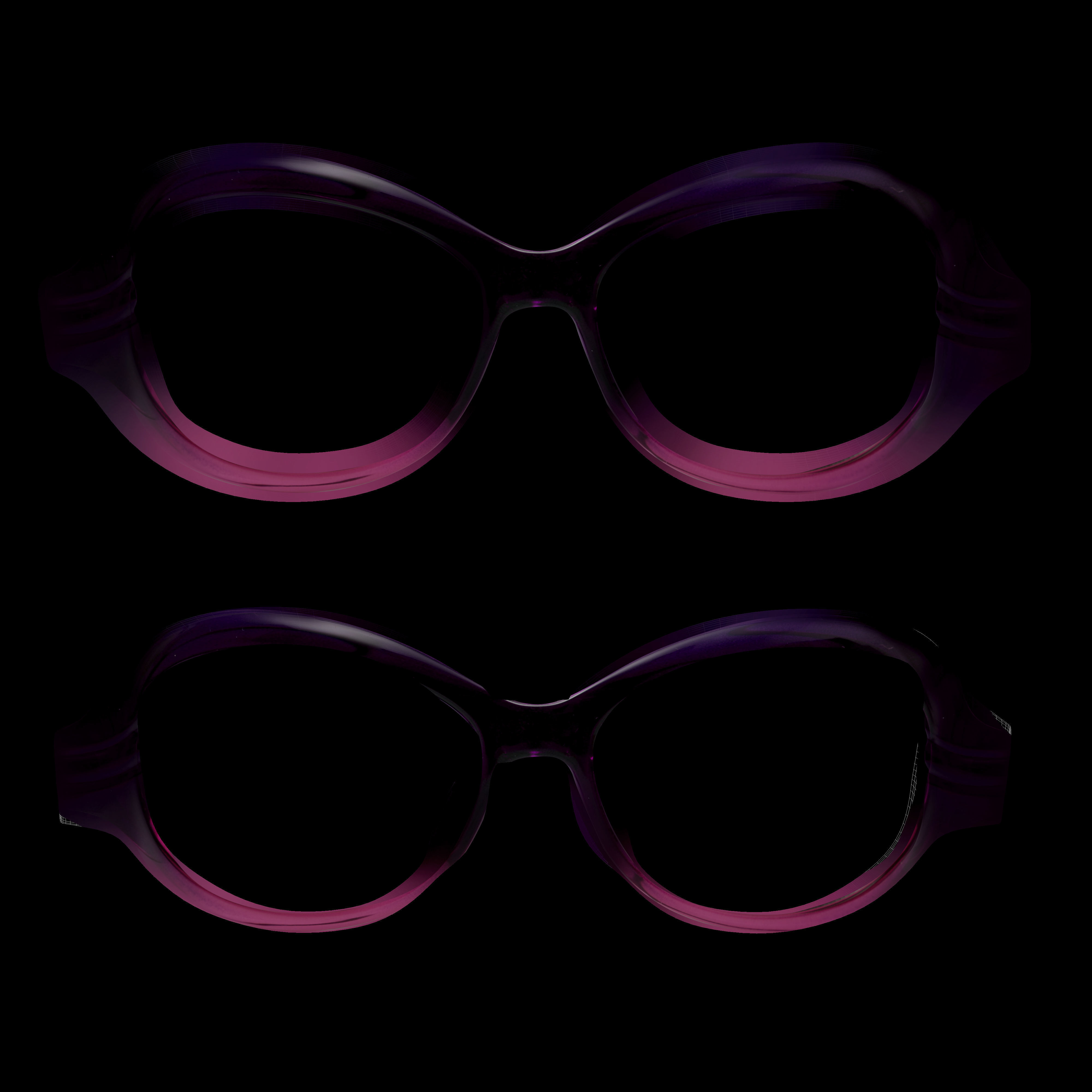 Eyeglasses for Men and Women 3D print model_3