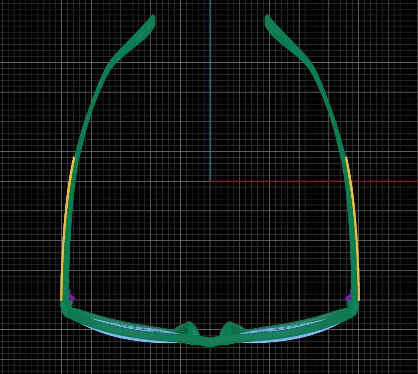 Eyeglasses for Men and Women 3D print model_5