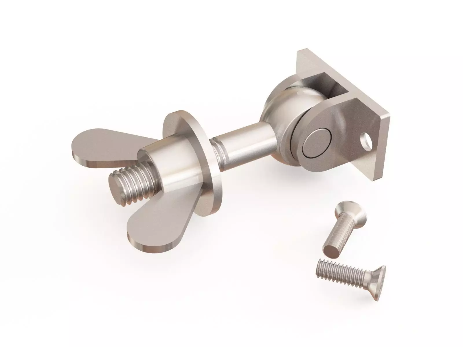 Lock clamp bolt 3D model_0