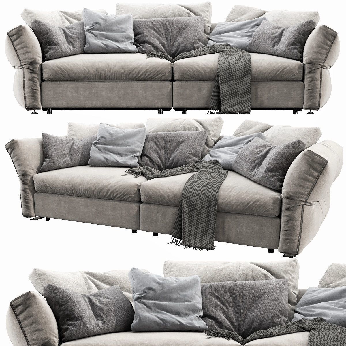 Flexform Newbridge 3D model_1