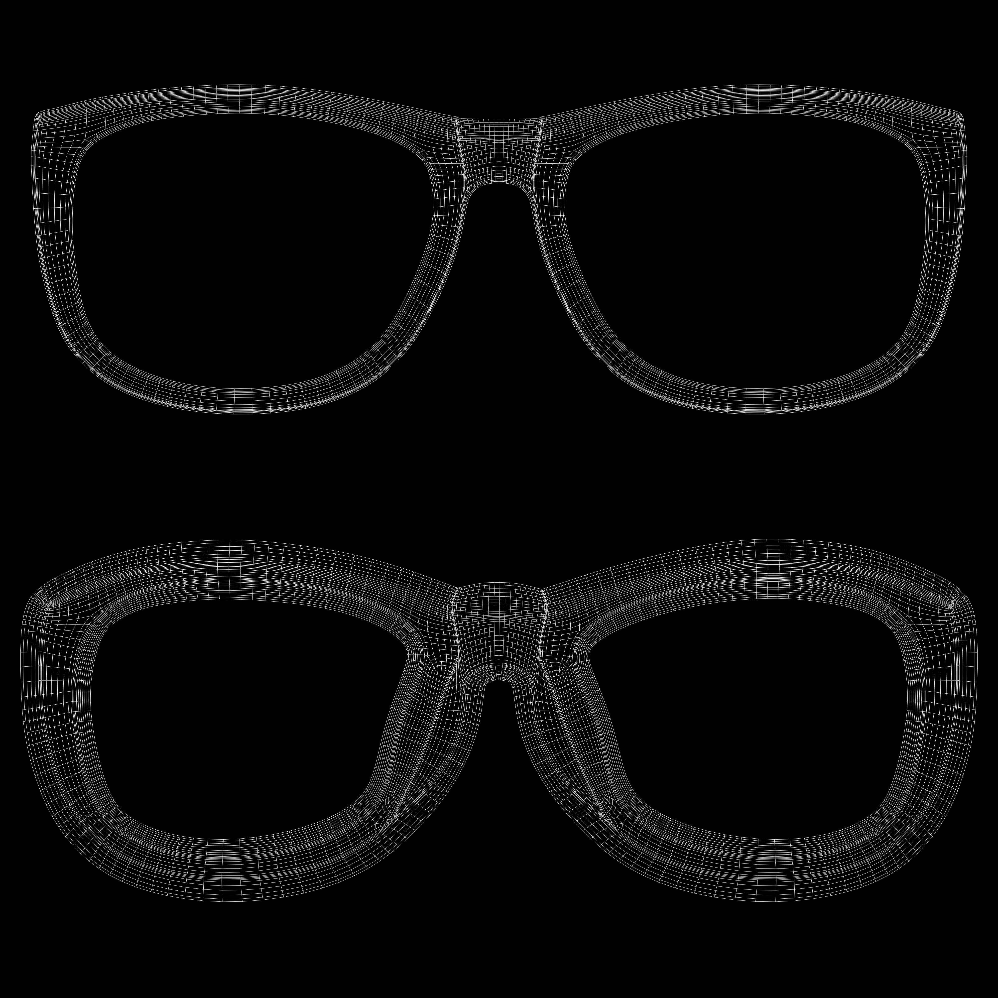 Eyeglasses for Men and Women 3D print model_17