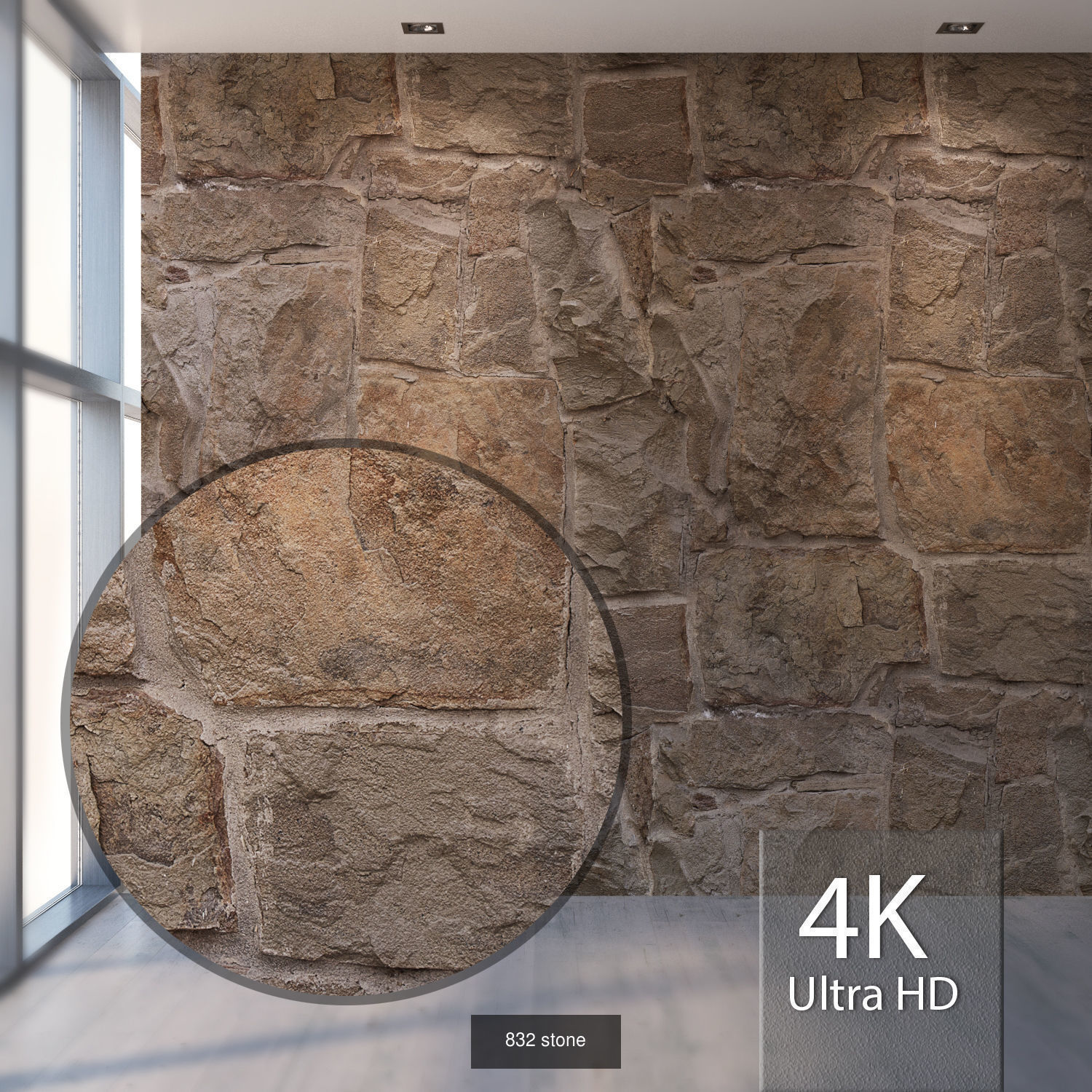 Stone sandstone wall panels Texture_4