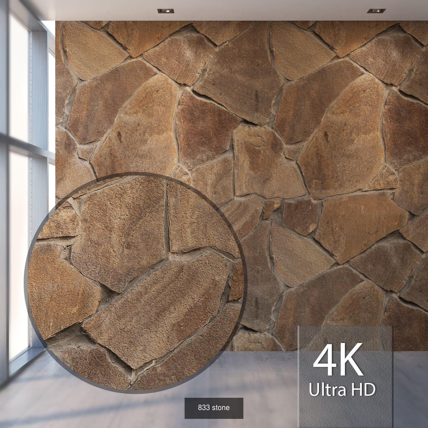 Stone sandstone wall panels Texture_3
