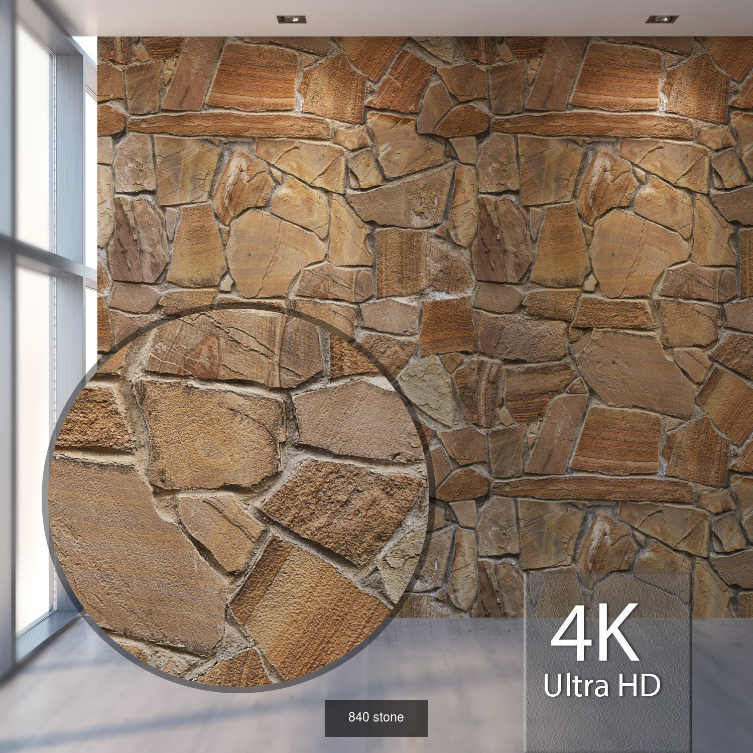 Stone sandstone wall panels Texture_2