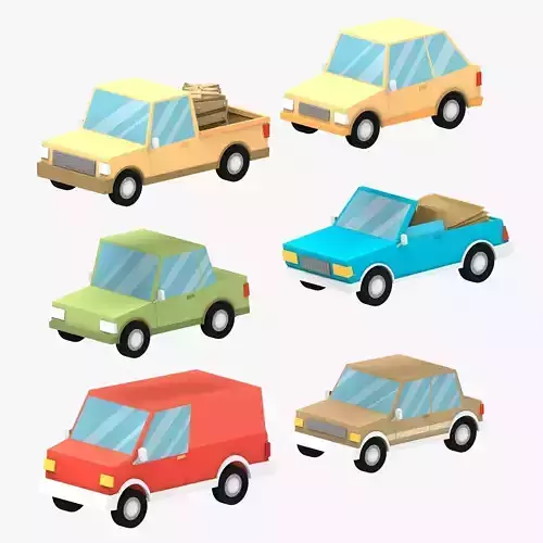 Cartoon cars