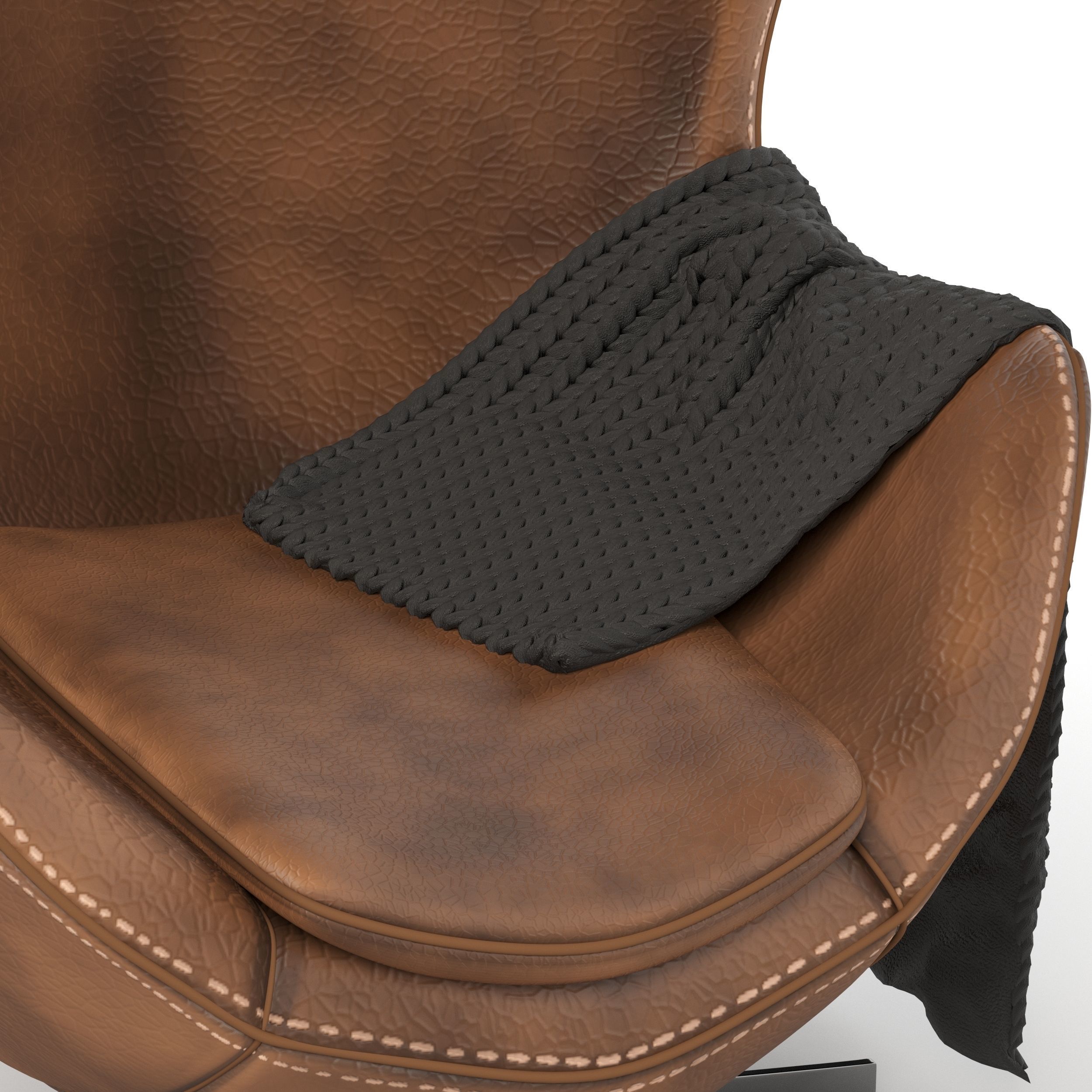 Egg chair 3D model_9