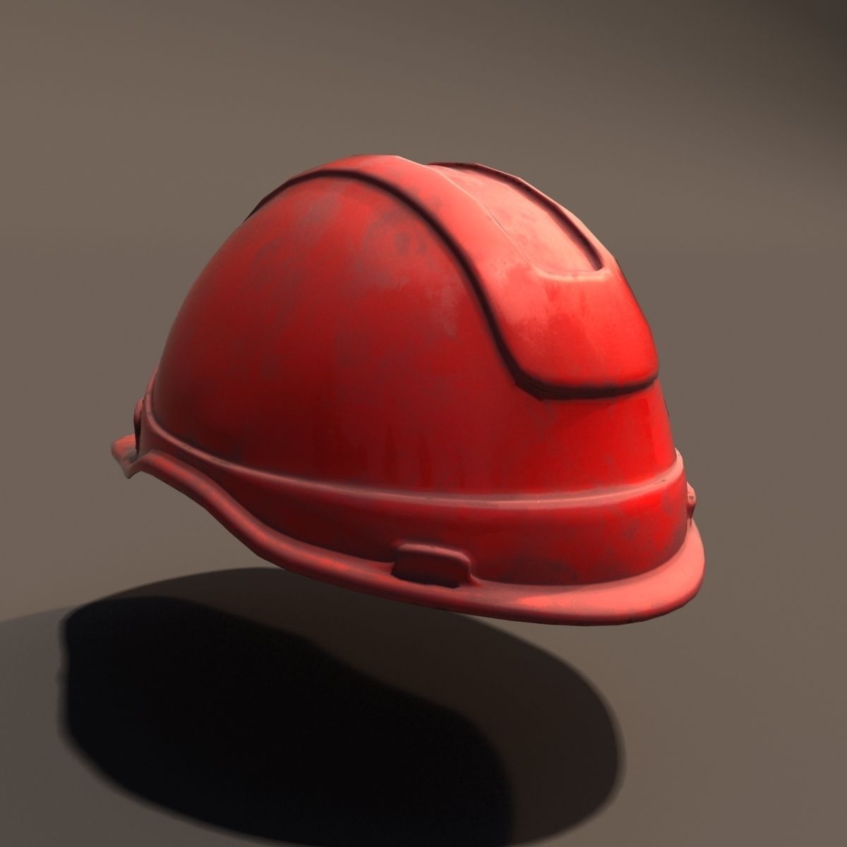 Low Poly Safety Helmet  Unity and Unreal Low-poly 3D model_2