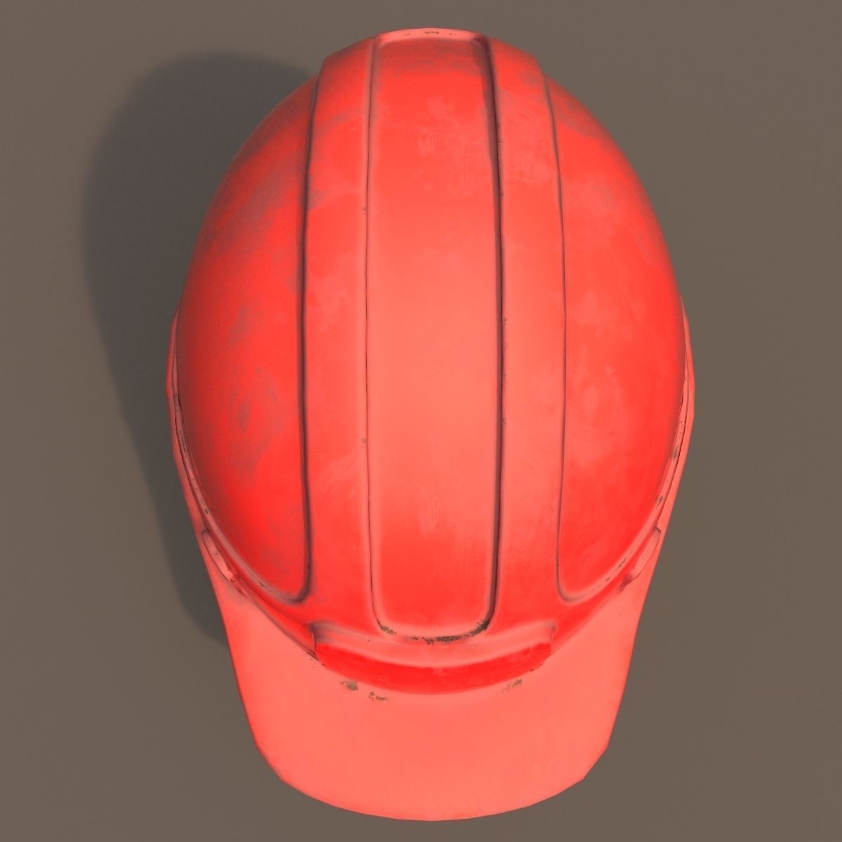 Low Poly Safety Helmet  Unity and Unreal Low-poly 3D model_3