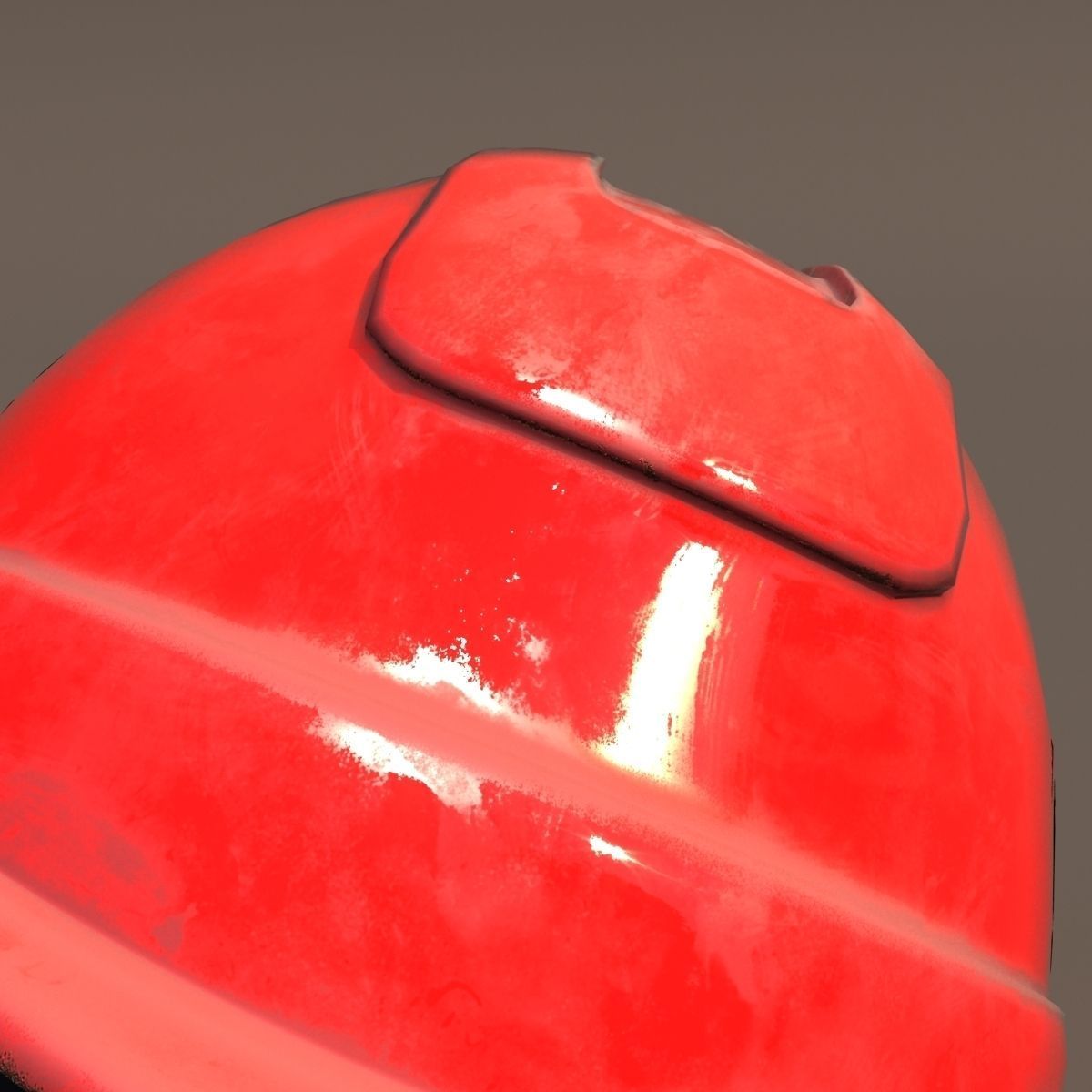 Low Poly Safety Helmet  Unity and Unreal Low-poly 3D model_8