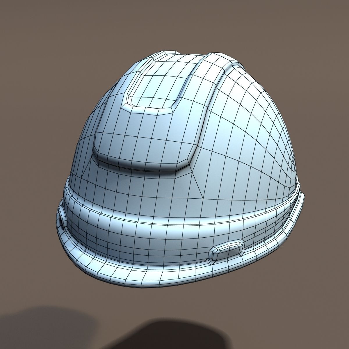 Low Poly Safety Helmet  Unity and Unreal Low-poly 3D model_11