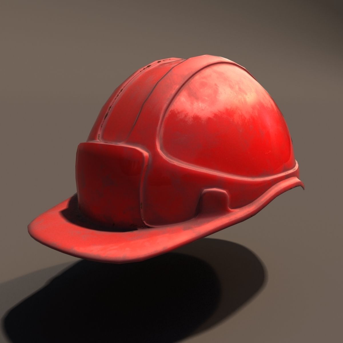 Low Poly Safety Helmet  Unity and Unreal Low-poly 3D model_1
