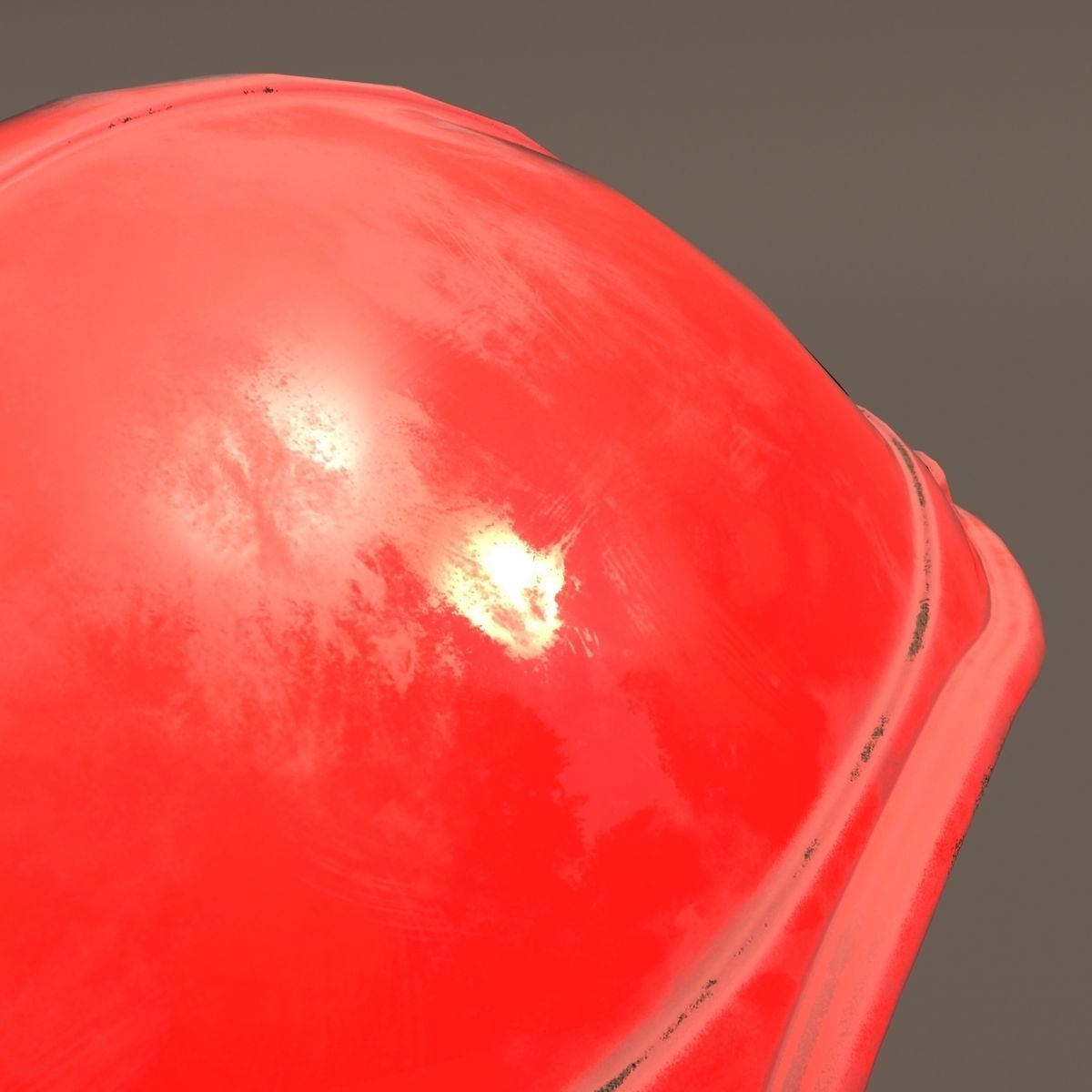 Low Poly Safety Helmet  Unity and Unreal Low-poly 3D model_7