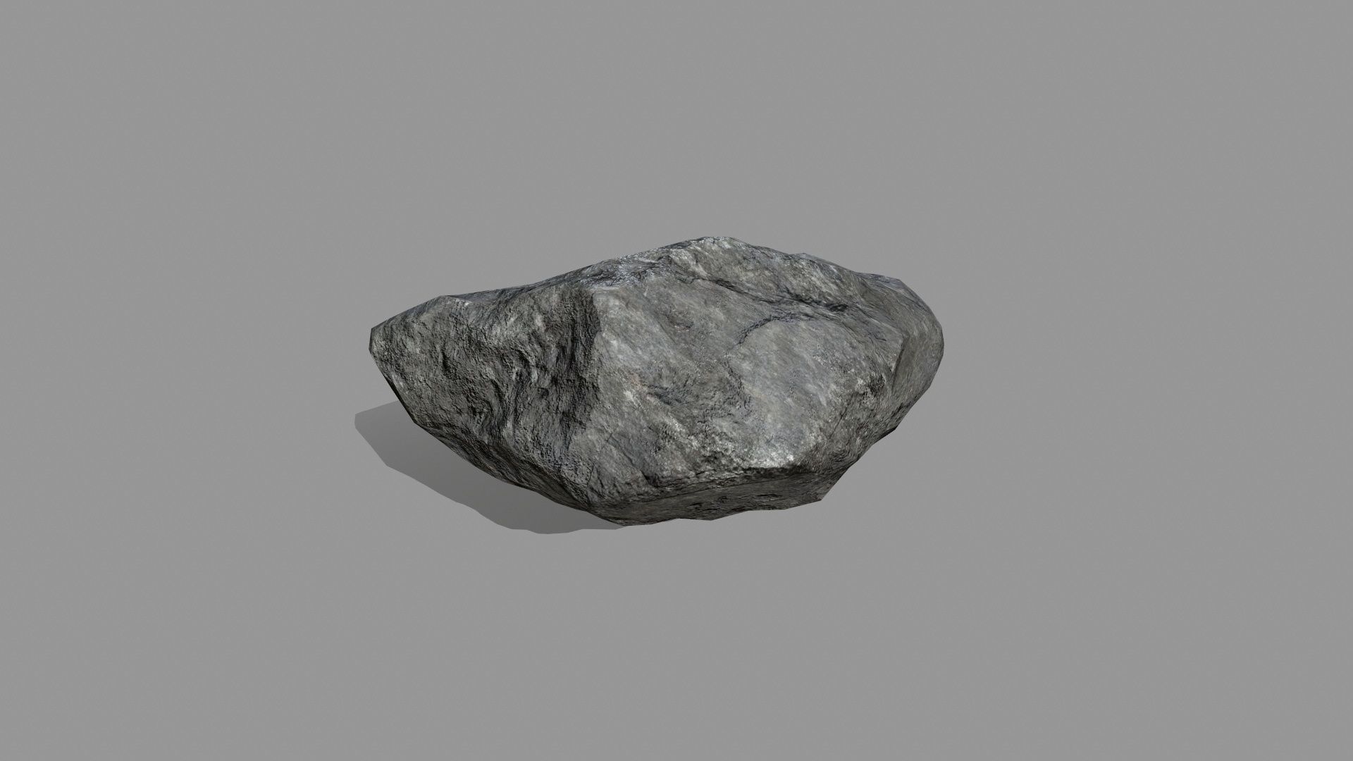 Rock Set Low-poly 3D model_7