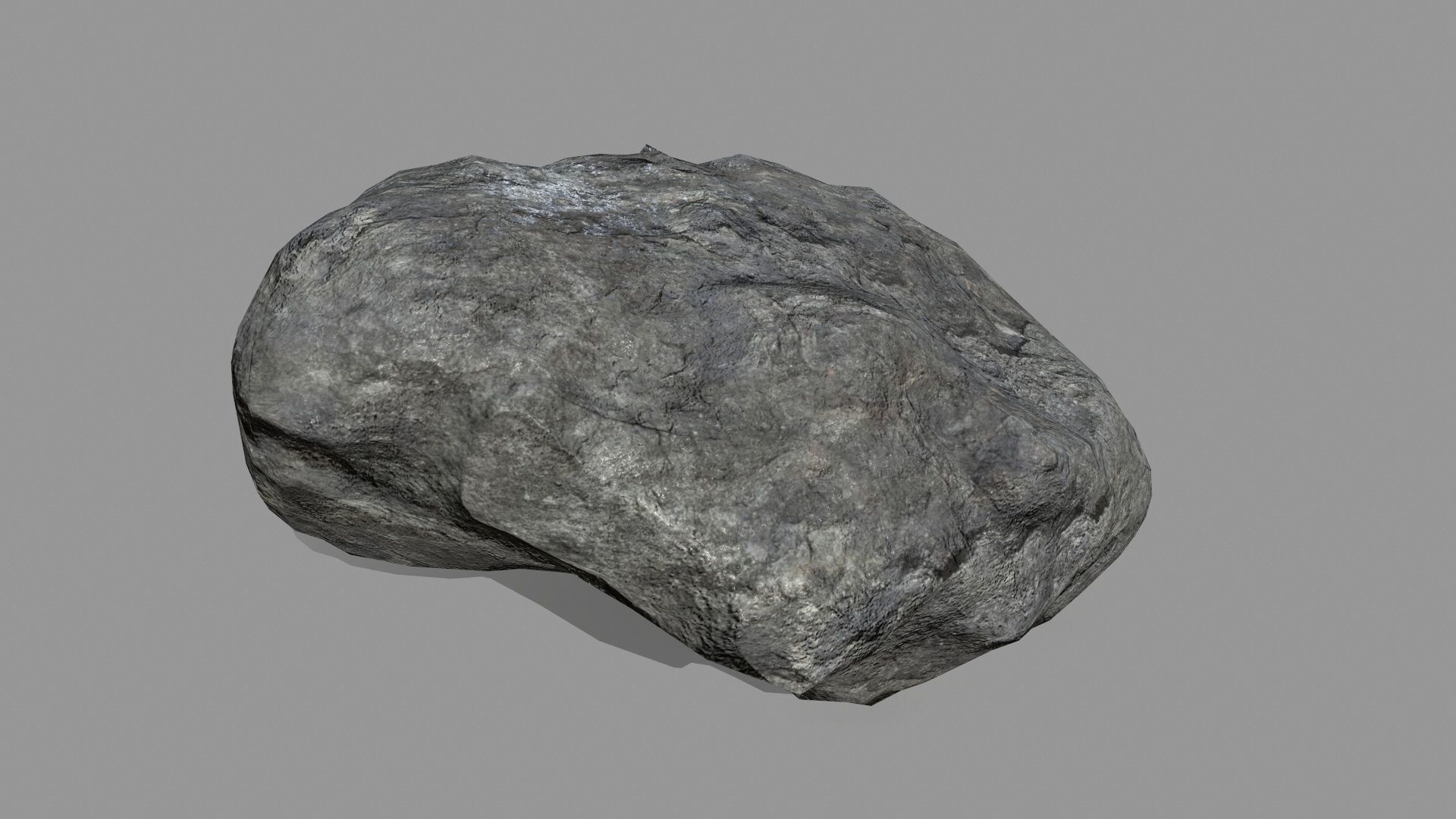 Rock Set Low-poly 3D model_11