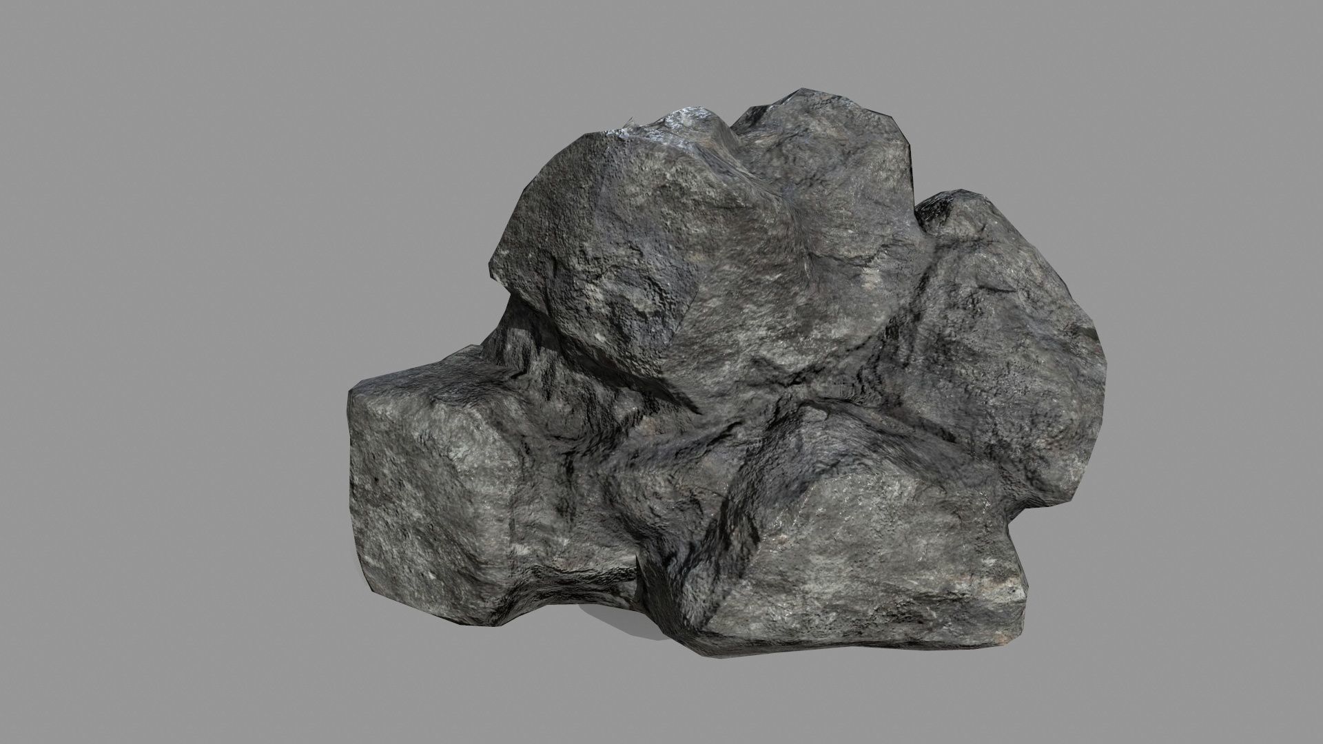 Rock Set Low-poly 3D model_18
